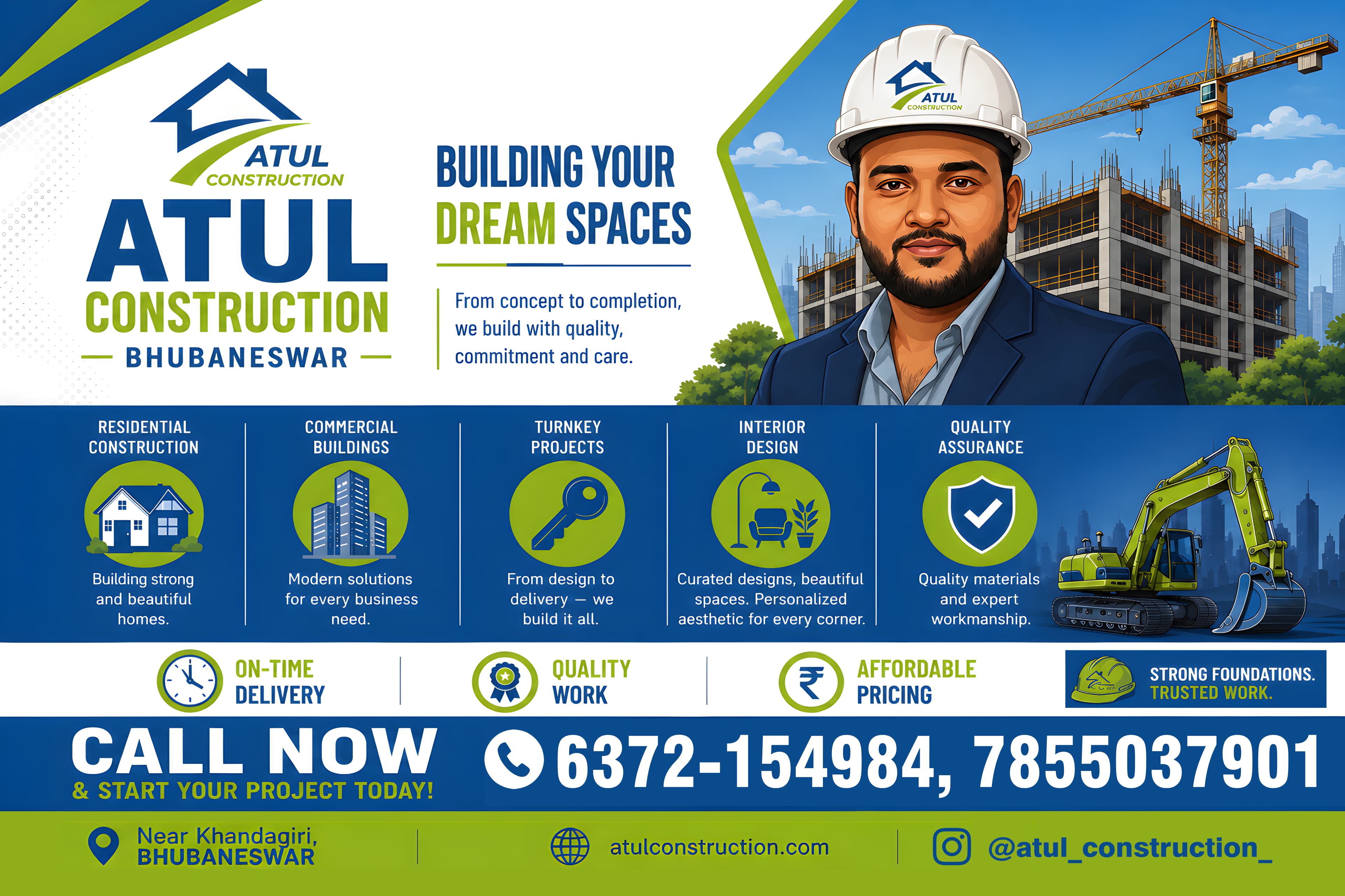 Atul Construction Banner